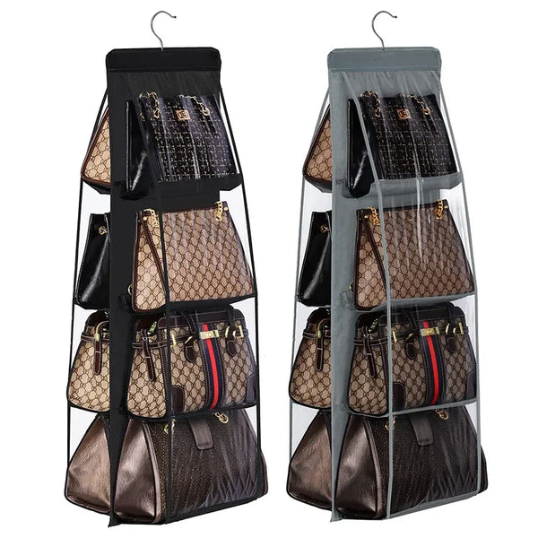 Handbag Hanging Organizer With 6/8 Pockets