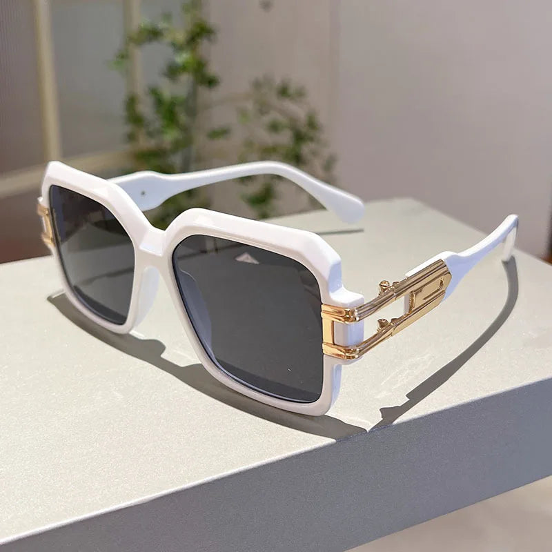 Oversized Square Punk Hollow Sunglasses