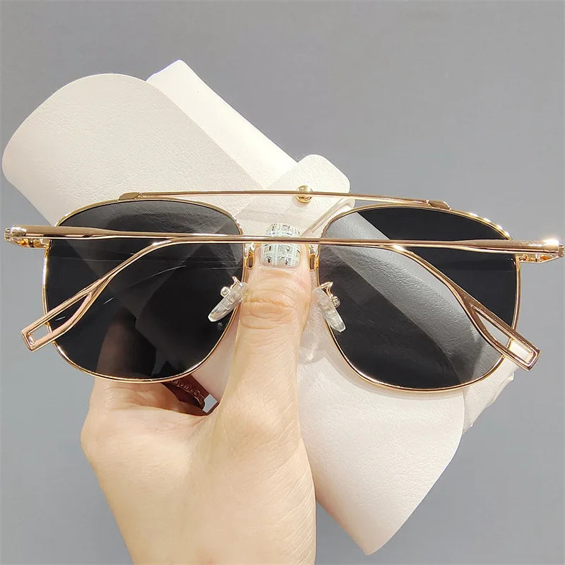 Women UV400 Vintage Square Sunglasses