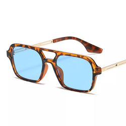 Vintage Hollow Small Frame Square Sunglasses