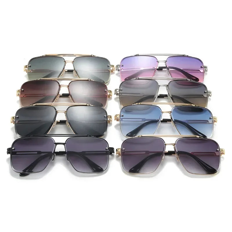 Classic Mach Six Style Gradient Men Sunglasses