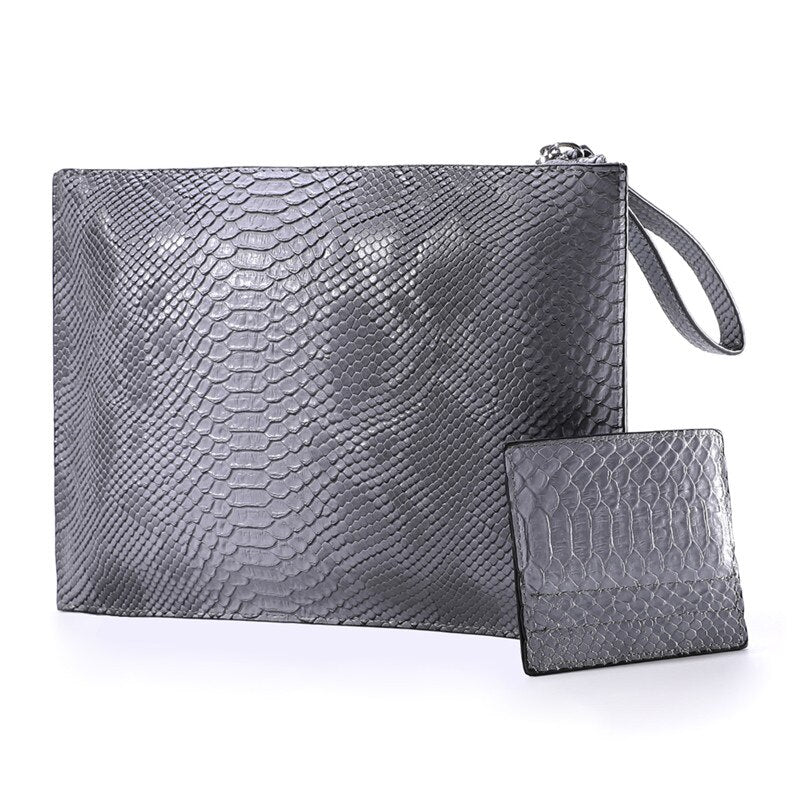 Snake Pattern Envelope Women  Clutch