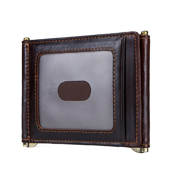 Money Clip Slim Card  Trifold Men's Wallet