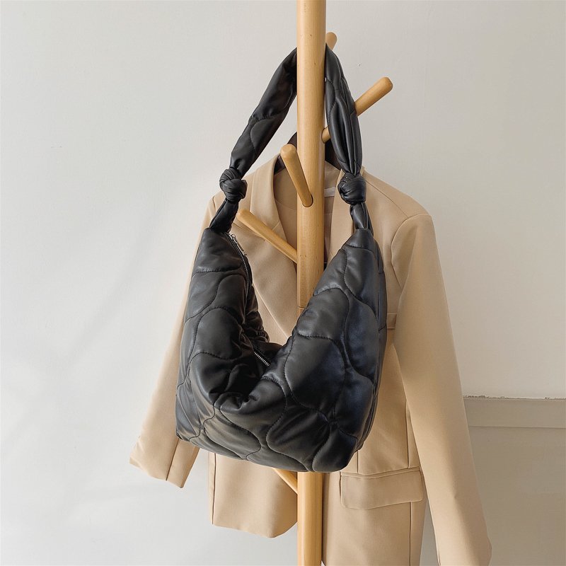 Padded Big Crossbody Hobo Bag