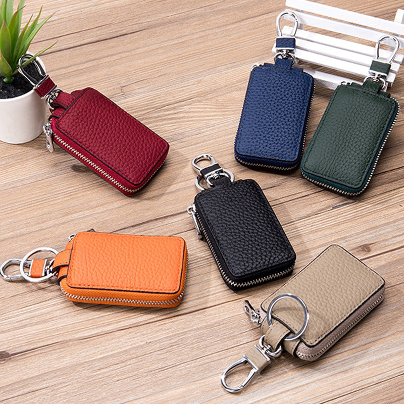 Cicicuff Leather Car Smart Key Wallet Men/Women