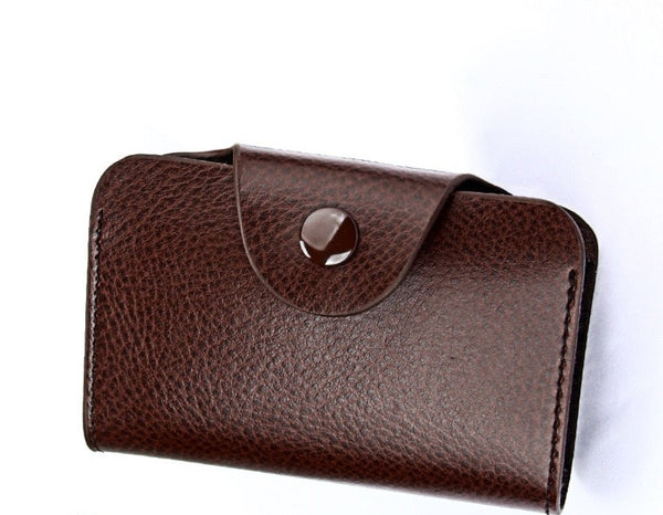 Genuine Leather Unisex Credit Card Holder