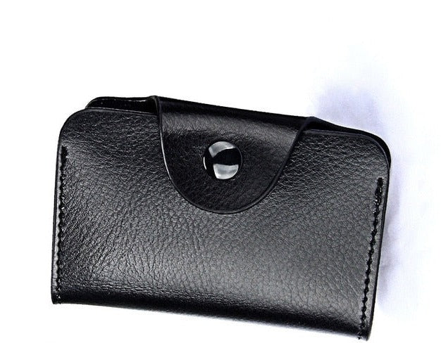 Genuine Leather Unisex Credit Card Holder