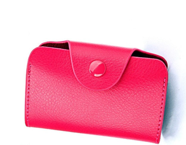 Genuine Leather Unisex Credit Card Holder