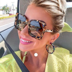 Oversized Women Sunglasses Brand Sun Glasses UV400